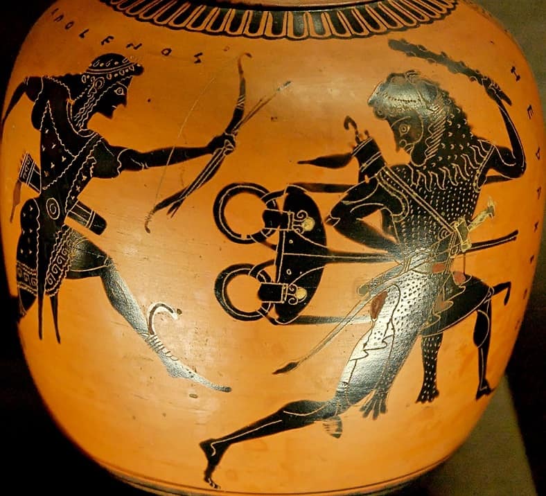 Apollo i Herakles
